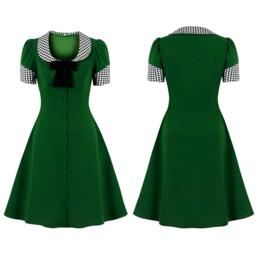 Aline Green Dress